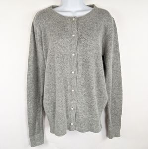 Renee C. Gray Button-Up Cardigan